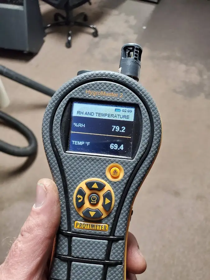 Moisture meter humidity assessment for Fire & Smoke Damage Restoration in West Vincent